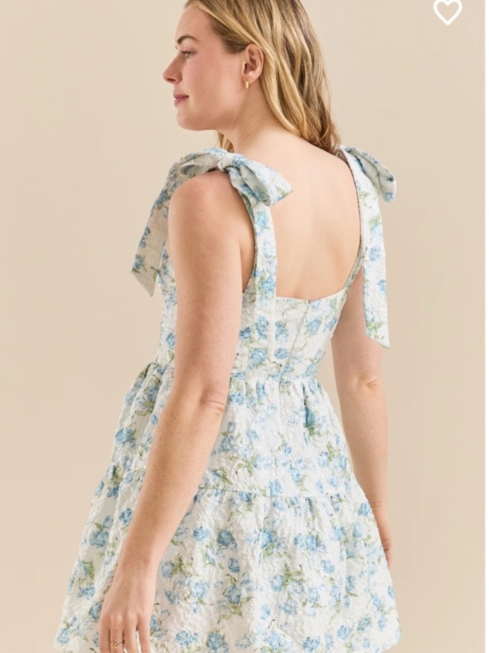 Altar'd State Blue and White Floral Dress - Picture 2 of 10